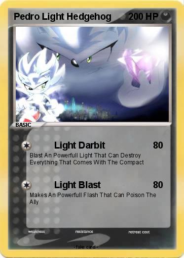 Pokemon Pedro Light Hedgehog