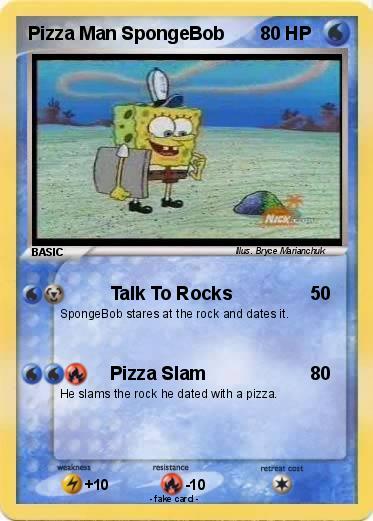 Pokemon Pizza Man SpongeBob