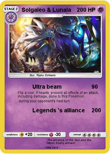 Pokemon Solgaleo & Lunala