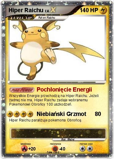 Pokemon Hiper Raichu