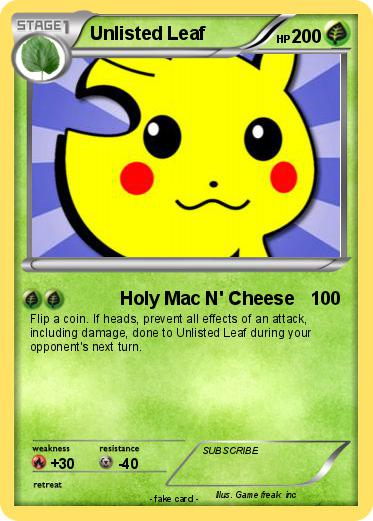 Pokemon Unlisted Leaf
