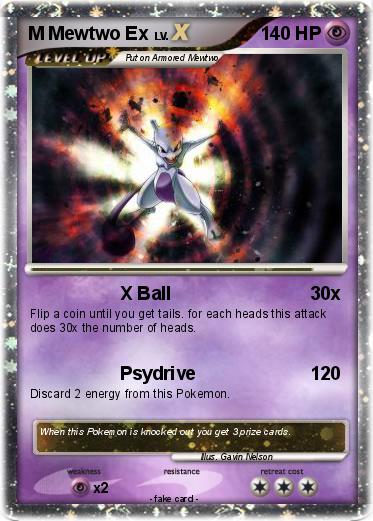 Pokemon M Mewtwo Ex
