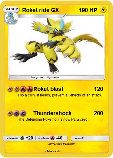 Pokemon Roket ride GX