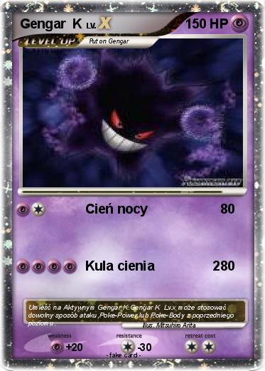 Pokemon Gengar  K