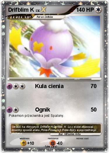 Pokemon Drifblim K