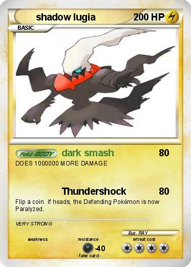 Pokemon shadow lugia