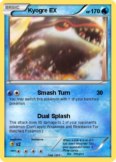 Pokemon Kyogre EX