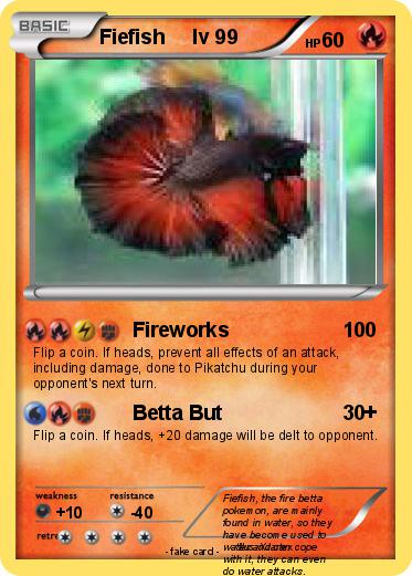 Pokemon Fiefish     lv 99