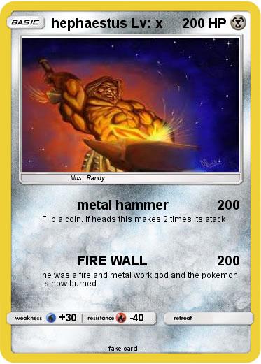 Pokemon hephaestus Lv: x