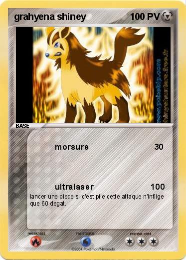 Pokemon grahyena shiney