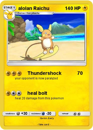 Pokemon alolan Raichu