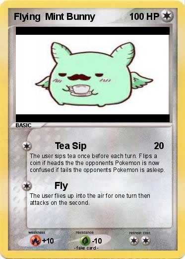 Pokemon Flying  Mint Bunny