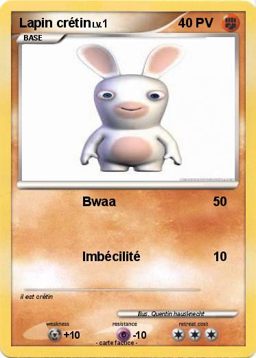 Pokemon Lapin crétin