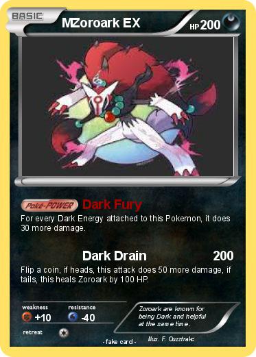 Pokemon MZoroark EX