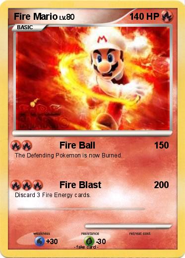 Pokemon Fire Mario