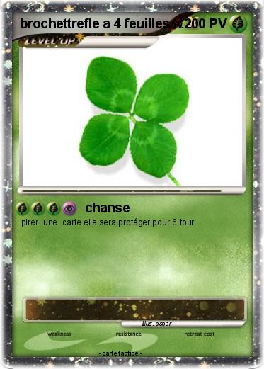 Pokemon brochettrefle a 4 feuilles
