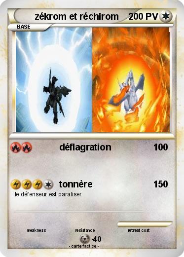 Pokemon zékrom et réchirom