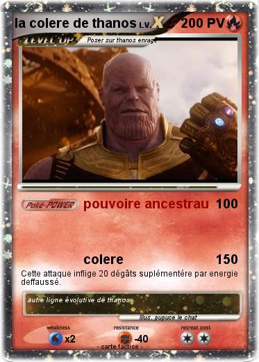 Pokemon la colere de thanos