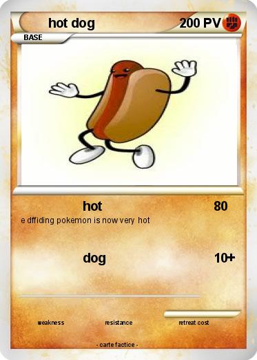 Pokemon hot dog