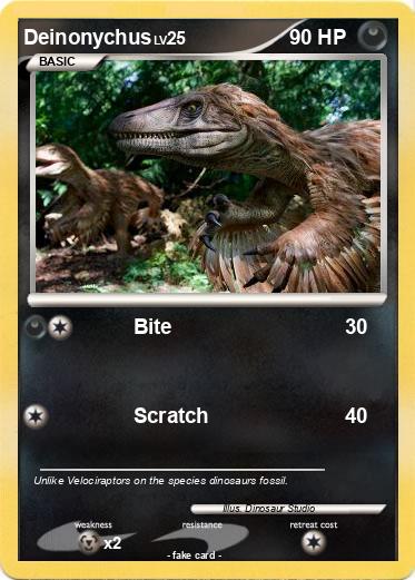 Pokemon Deinonychus