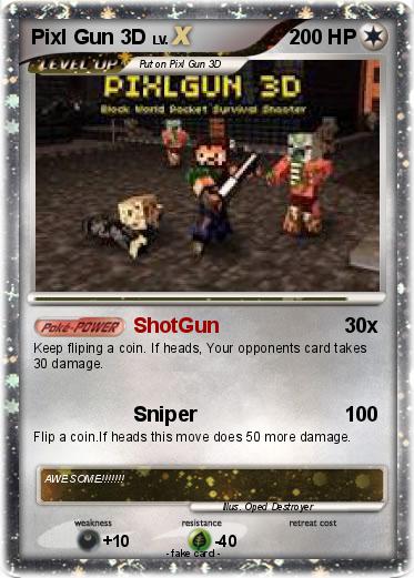 Pokemon Pixl Gun 3D