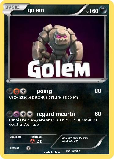 Pokemon golem