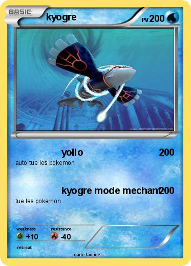 Pokemon kyogre