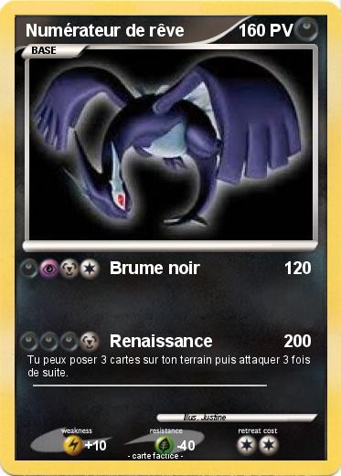 Pokemon Numérateur de rêve