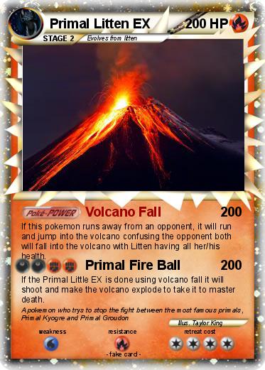 Pokemon Primal Litten EX