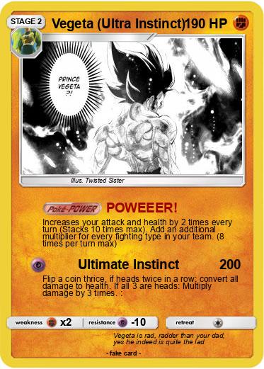 Pokemon Vegeta (Ultra Instinct)