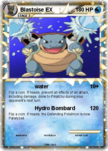 Pokemon Blastoise EX