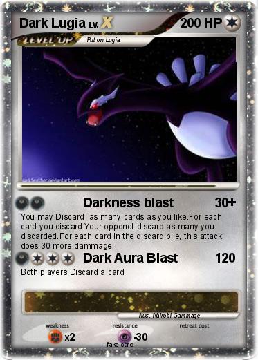 Pokemon Dark Lugia