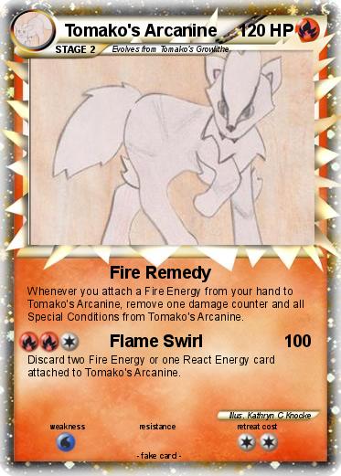 Pokemon Tomako's Arcanine