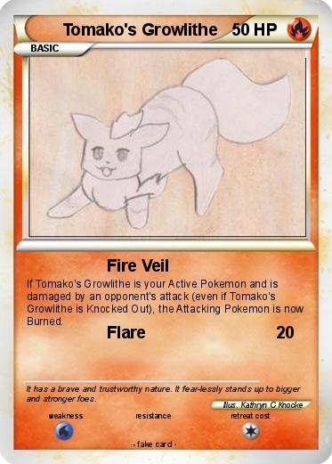 Pokemon Tomako's Growlithe