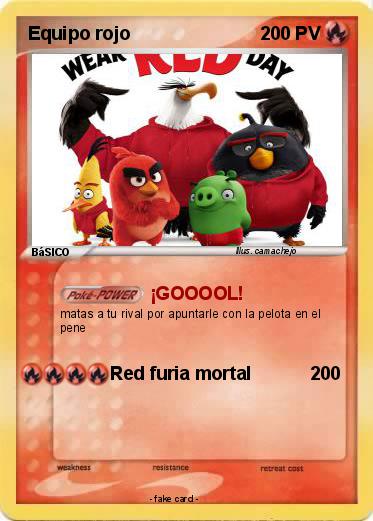 Pokemon Equipo rojo