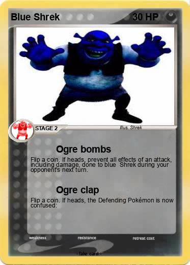 Pokemon Blue Shrek