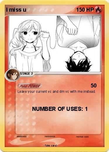 Pokemon I miss u