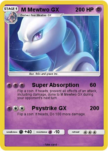 Pokemon M Mewtwo GX