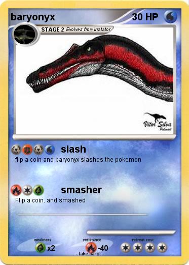 Pokemon baryonyx
