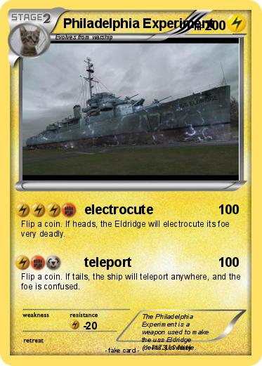 Pokemon Philadelphia Experiment