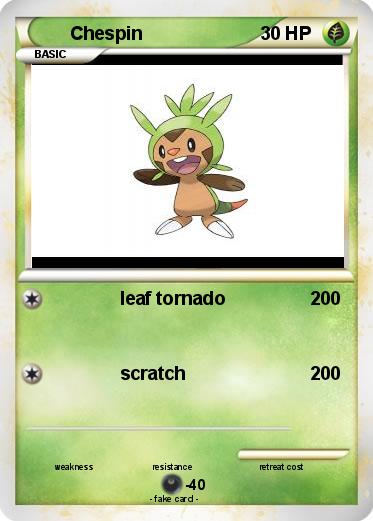 Pokemon Chespin