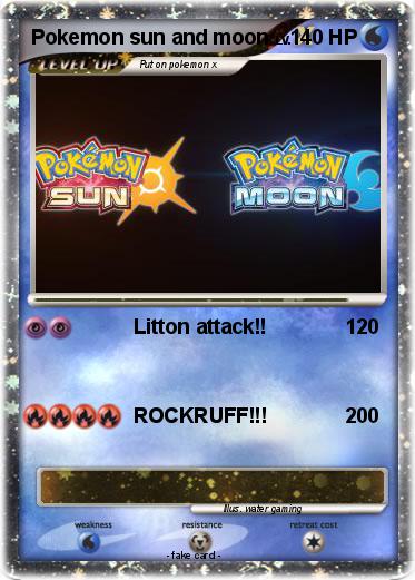 Pokemon Pokemon sun and moon