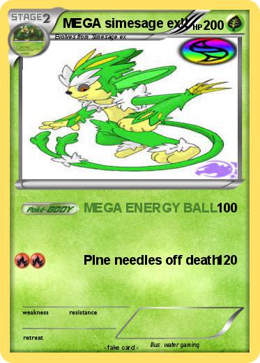 Pokemon MEGA simesage ex!!