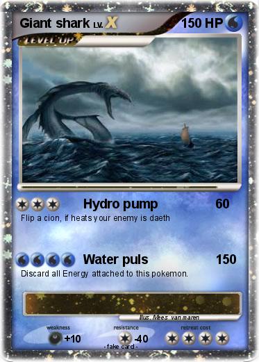 Pokemon Giant shark