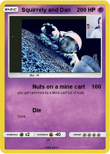 Pokemon Squirrely and Dan