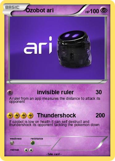 Pokemon Ozobot ari