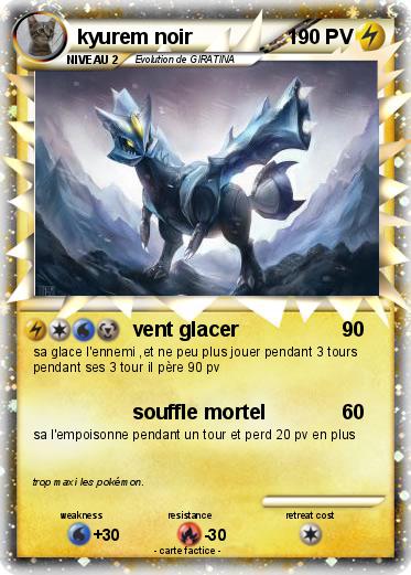 Pokemon kyurem noir