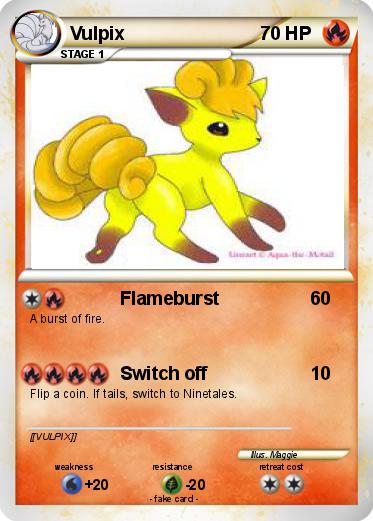 Pokemon Vulpix