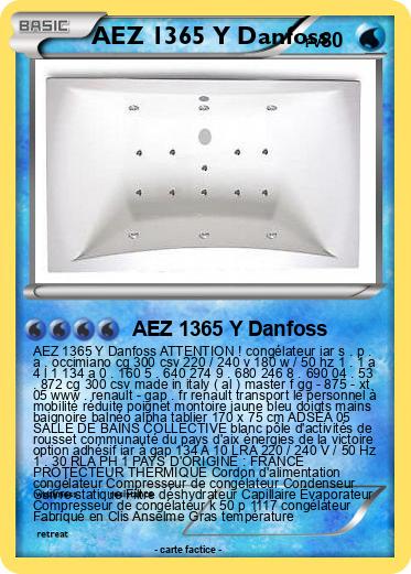 Pokemon AEZ 1365 Y Danfoss
