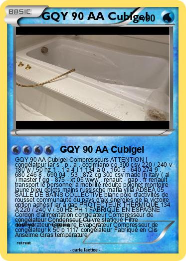 Pokemon GQY 90 AA Cubigel